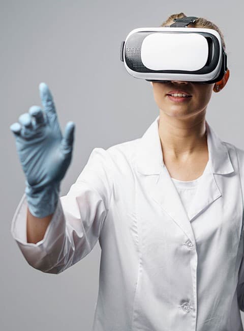 Doctor with VR